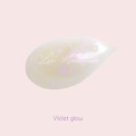 لیپ گلاس دستساز Boo Handmades رنگ صدفی با شاین صورتی (violet glow) با درخشش طبیعی»