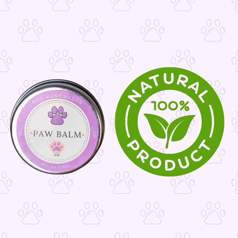 paw-balm-by-boo-handmadesii بالم پنجه گیاهی Boo Handmades – نرمکننده قدرتمند و ایمن برای بینی و پوست سگ و گربه.